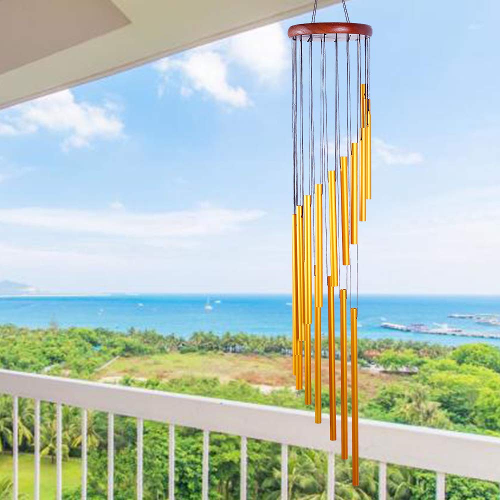 Frosted Aluminum Wind Chime