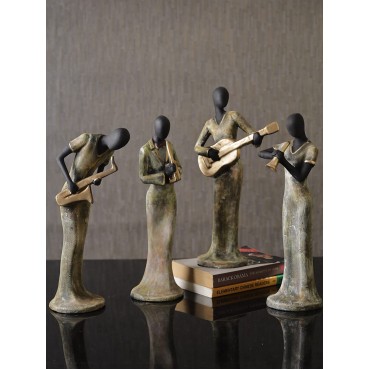 Playing Instrument Statues