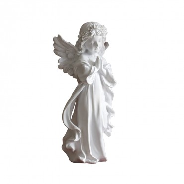 White Praying Angel Statue